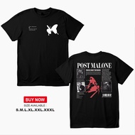 【 100%cotton】 Post Malone September 18 2023 World Tour Concert Manila Support Tee  S-5XL