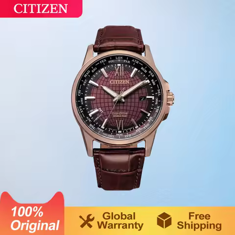 CITIZEN Japan Original Men's Watch Eco-Drive Business watch Sapphire glass Leather straps BX1009-10X