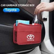 Car Storage Box Collecting Bag for Cards Phone Snap on storage Bag for Toyota  Corolla Cross Avanza 