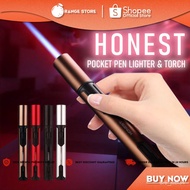 HONEST BCH 753 Pen Torch Refillable Jet Flame Lighter(READY STOCK)