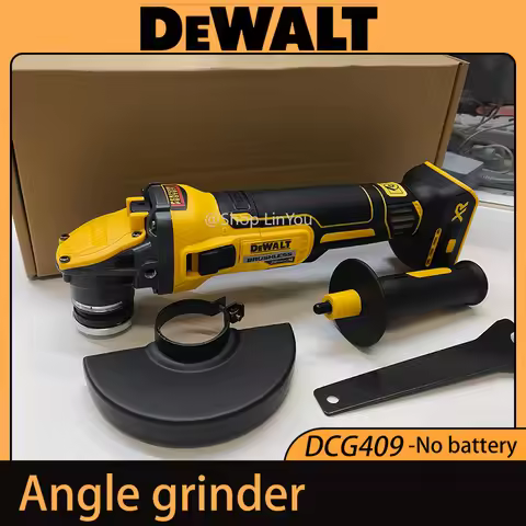 DEWALT Angle Grinder DCG409 20V Cordless Brushless Power Tool Cutting Machine 125mm Rechargeable Por