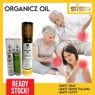 Minyak Urut Penawar Sakit lutut, Otot, Sendi, Saraf, Urat, Haid, Bengkak. Terseliuh - ORGANICZ OIL by DOCSKINZ