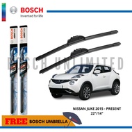 Bosch AEROTWIN Wiper Blade Set for Nissan JUKE 2015 - PRESENT (22 /14 )