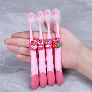 Strawberry Bear Soft Toothbrush Children Cartoon Children Toothbrush Must Choose 3 to 6-12 Years Old