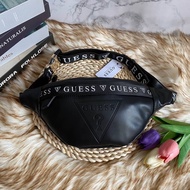 กระเป๋าคาดอก คาดเอว GUESS GESABEL GYM FANNY PACK แบรนด์แท้ ใบงาม ขนาดกำลังดี วัสดุหนังนิ่ม เบา