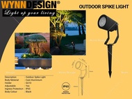 Wynn Design Outdoor Spike Lamp Wall Lamp GU10 Holder Lampu Pokok Garden Spotlight(9017)