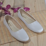 PUTIH Nurse Flat Shoes Flat Shoes White Nurse/Suster Shoes Women's Formal Shoes White Flat Shoes Ori