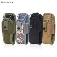 [takejoynew] 1000D Tactical Molle Radio Walkie Talkie Pouch Waist Bag Holder Pocket Portable Interphone Holster Carry Bag For Hung Camping LYF
