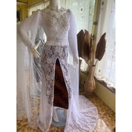 Kebaya ijab/white bridal kebaya
