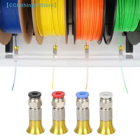 1/4PCS 3D Printer Filament Dryer Box Accessories PC4-M6 Pneumatic Straight Connector 4*2.5mm PTFE Tu