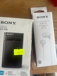 Sony收音機DSE + 耳機