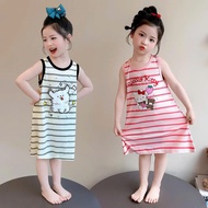 ( COMBO 1-2 ) DRESS Sleeveless GIRLS SZ 9 - 35 KG SUMMER GIRLS' CLOTHES SZ 9 - 35 KG