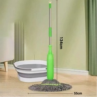 Multi Function Dehydrated Mop Microfiber Absorbent Floor Mop Squeezer Spin Drainage Clean Mop