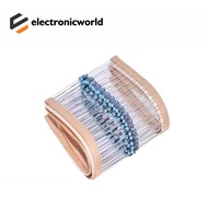 100pcs 1/4W Metal film resistor 2.2K~240K 2.2K 4.7K 10K 47K 100K 200K 240K 1% ohm resistance