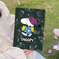 Cute Snoopy iPad case cover iPad 8th generation case iPad air4 10.9 iPad 2 3 4 iPad pro iPad air iPad air3 pro 10.5 iPad mini5 case Sleep wake up air2