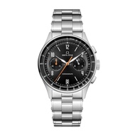 Solvil et Titus Modernist Chronograph Quartz in Black Dial and Stainless Steel Bracelet W06-03276-010