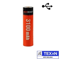 Acebeam IMR 18650 3100mAh 10A USB Charging Li-ion Rechargeable Battery