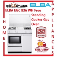 ELBA EGC 836 WH Free Standing Cooker Gas Oven / FREE EXPRESS DELIVERY