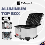 45L Aluminium Top Box X Design Kotak Motosikal Peti Aluminum Box Motorcycle