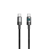 MeeGoo 60W Type C cable digital display fast charging cable USB-C cable with LED display 60W USB Typ
