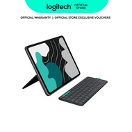 Logitech Flip Folio Keyboard Case for iPad Pro 13-inch (M4) & iPad Air 13-inch (M2 & M3) (2024 2025)