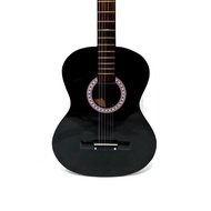 Gitar Akustik Yamaha Tipe F310 P Warna Hitam Model Bulat Senar String