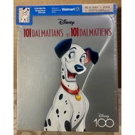 Disney 100 101 DALMATIANS w/ Collectible Pin - Blu-Ray + DVD Boxset Brandnew