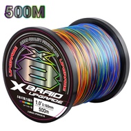สาย X8 PE ถักเปียชนิดจมยาว80ปอนด์12LB-80ปอนด์สำหรับตกปลาคาร์พเบสใหม่จากญี่ปุ่น