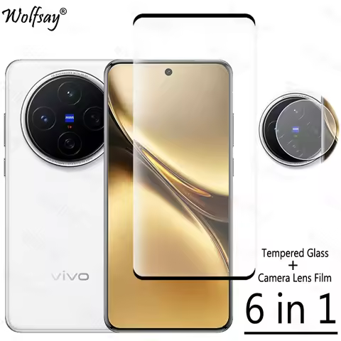 Full Cover Tempered Glass For Vivo X200 Screen Protector For Vivo X200 X100S X100 Pro X100Ultra Came