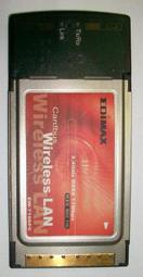 庫存品EDIMAX 訊舟 EW-7106PC IEEE 802.11B Card Bus 無線網路卡(盒裝)