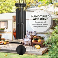 Feng shui wind chimes with high-quality bass meditation music 1m3, 432Hz therapeutic balcony hanging