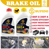 S2U Supido Brake Fluid DOT 3 DOT 4 Motorcycle Car Truck Minyak Brek DOT3 DOT4 Kereta Motor Lori