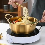 Korean Ramen Pot / Korean Stainless Noodle Pot / Gold Ramen Pot / KoreanPremium Ramyun Pot / Korean 