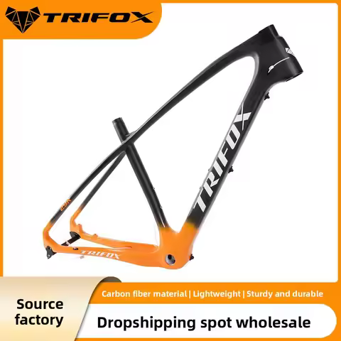 TRIFOX Carbon Fiber Mountain Bike 29 Inch Mountain Bike Frame One-piece Hard Tail Mountain Bike Fram