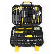 DEKO 128pcs Hand Tools Set with Carrying Case for Home DIY