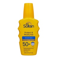 Boots Soltan Protect & Moisturise Suncare Spray Uvb Very High Spf 50+ บู๊ทส์ โซลแทน โพรเท็ค แอนด์ มอ