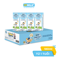 [Thùng 48 Hộp 180ml] Sữa Tiệt Trùng VPMilk Grow+ Có Đường Cho Bé Từ 1 Tuổi