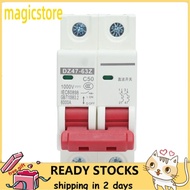 Magicstore DC Circuit Isolator 50A Small 6000A Breaking Capacity Low Voltage Mini
