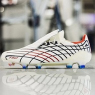 tongue soccer shoes FG 39-45EUR men's outdoor knitted red and white competition boots