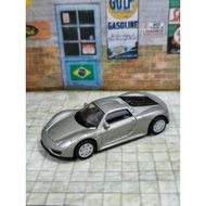 RMZ City Porsche 918 Spyder Silver - 1/64 Diecast Scale Model - Loose Good Condition