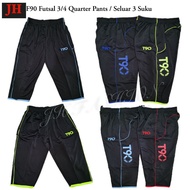 517 Futsal 3/4 Quarter Pants Design Logo / Seluar 3 Suku Pendek SIZE XL-3XL