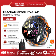 skmei B53S smartwatch pria Wanita nya oksigen darah detak jantung pemantauan tidur Bluetooth Call/Cu