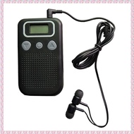 (QBEP) Voice Amplifier for Elderly Pocket Sound Enhancer with Large LCD Clear Human Voice Projection