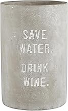 Santa Barbara Design Studio Wine Chiller Cement Holder for Wines, 8.5" Tall, Save Water