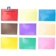 9Pcs Gel Light Filter Lighting Gel Filter for Film,Video,Photo,Stage (Multicolor)