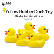 YELLOW RUBBER DUCK TOY [Labbi] Vịt trang trí/ Đồ chơi con vịt/ Trang trí bồn tắm