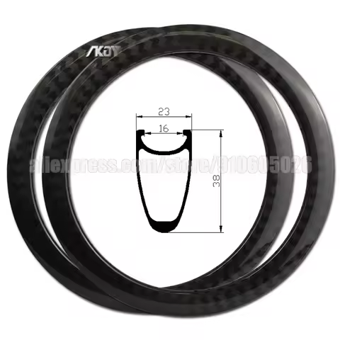 Bicycle Rim 451 Carbon 38mm x 23mm BMX Carbon Rims 20 * 1-1/8 3/8 451 Disc Brake 24/28/32/36 Holes C