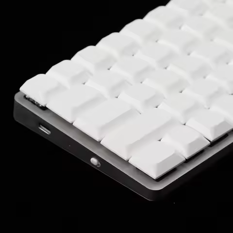 YMDK 116 Ultra-slim Mx Low Profile Blank PBT Keycaps For Mx 61 64 68 75 84 87 96 108 Layout Mechanic