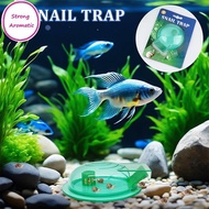 STRO Aquarium Snail Trap, Plastic Snail Catcher For Freshwater Fish Tank Green Snail Catch Box MY