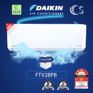 DAIKIN Aircond Non inverter With ion Daikin 1.0HP - 2.5HP FTV-PB